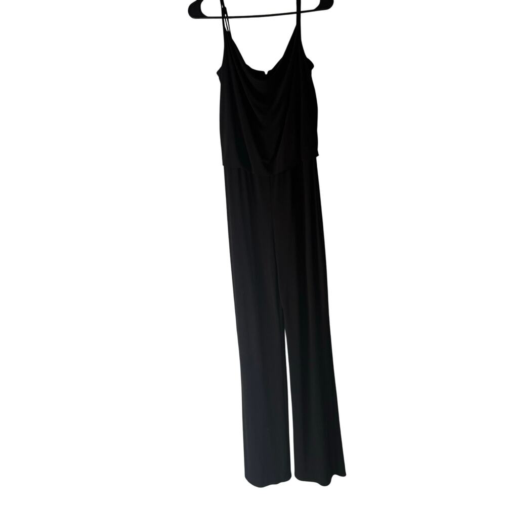 Laundry‎ By Shelli Segal Size 4 Black Wide Leg Jumpsuit